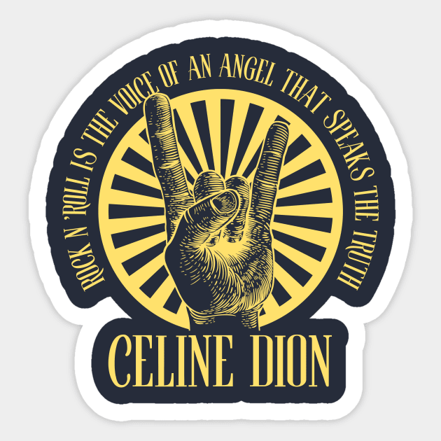 celine dion Sticker by aliencok